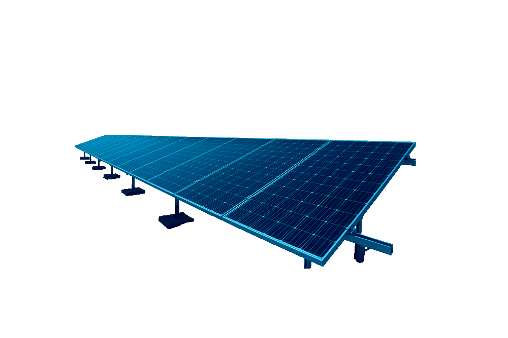 Imagen de unos paneles solares referencia al servicio de energías renovables